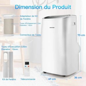 Home CLIMATISEUR MOBILE INFINITON 12000BTU